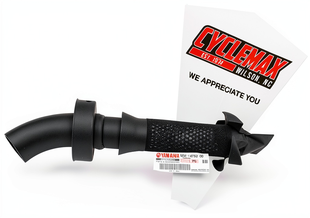 Installing Cyclemax Yamaha 5GH-14752 Muffler Spark Arrestor on a wooden workbench