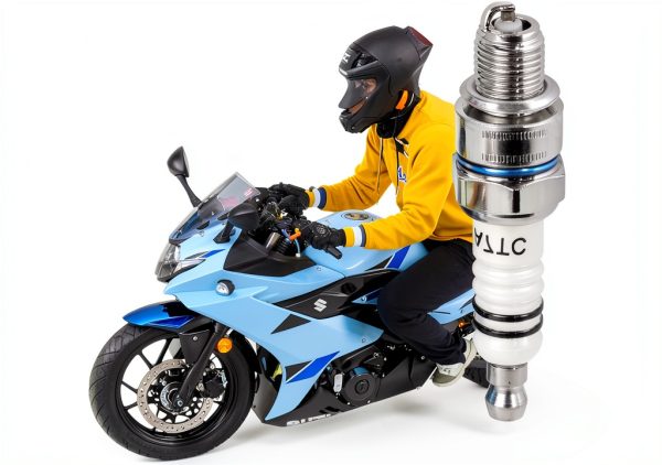 Spark Plug QAZAKY High Performance for GY6 Engines-2