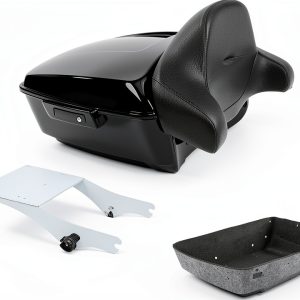 TCMT King Trunk Luggage Rack for Harley Touring 1997-2008 Chrome-0