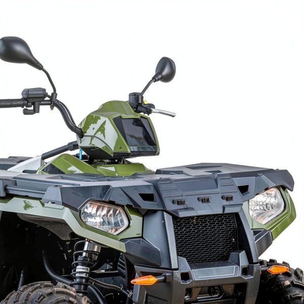 Kemimoto ATV Front Rack Black Plastic for Polaris Sportsman 570/450-3