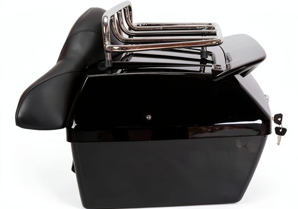 Motorcycle Trunk 50L Black Hard Shell with Taillight ECOTRIC-8