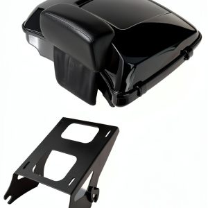 XMT-MOTO Tour Trunk Luggage Kit with Backrest Pad Black-0