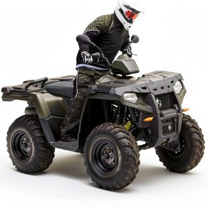 Kemimoto ATV Front Rack Black Plastic for Polaris Sportsman 570/450-0