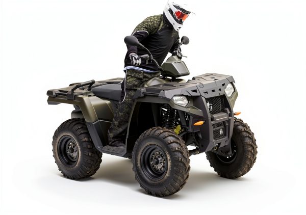 Kemimoto ATV Front Rack Black Plastic for Polaris Sportsman 570/450-0