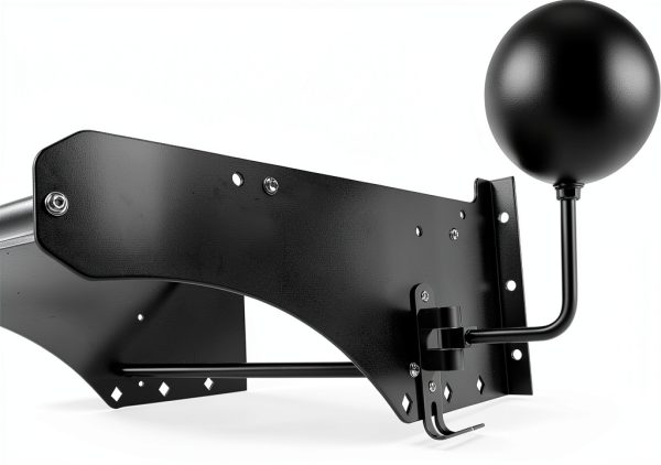 DreDoggMoto Rear Wall Mount Storage Rack Kit Black Aluminum 23x18x2-8