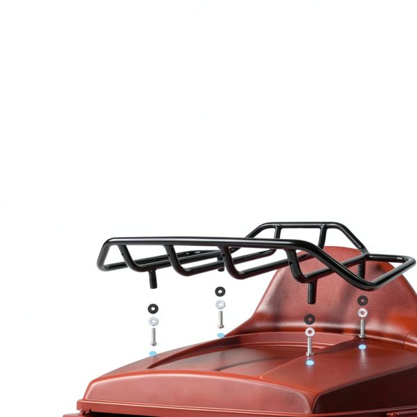 Harley Luggage Rack MASION Tour Pack Top Rack Black Chrome 20x14x3in-2