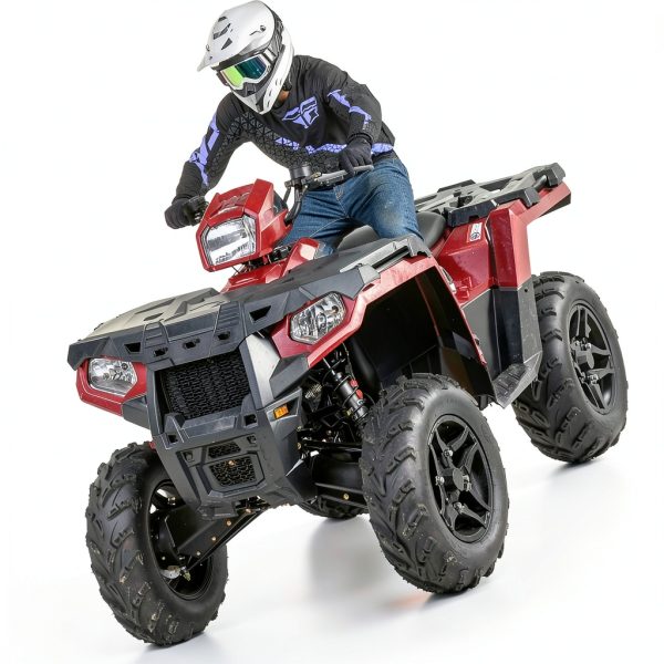 Kemimoto ATV Front Rack Black Plastic for Polaris Sportsman 570/450-4