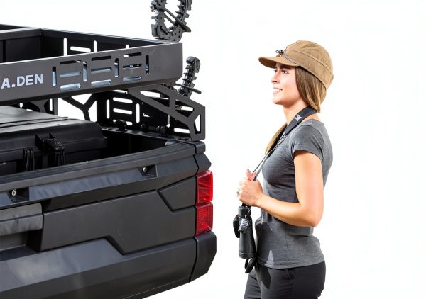 UTV Luggage Rack Kolpin 53450 Black Adjustable Alloy Steel Basket-3