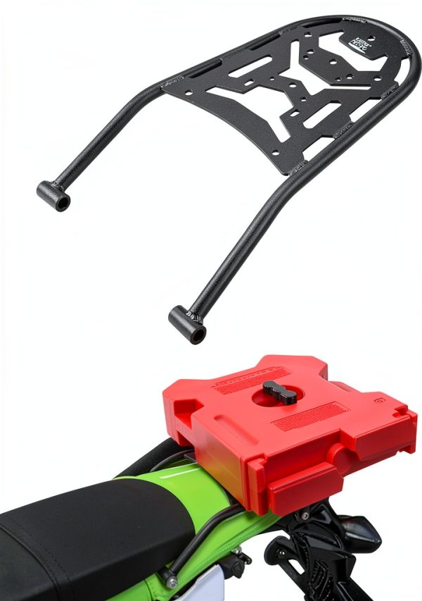 KEMIMOTO KLX300 Luggage Rack for KLX250/300 Bikes Powder Coated-6