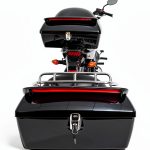 Motorcycle Trunk 50L Black Hard Shell with Taillight ECOTRIC-0